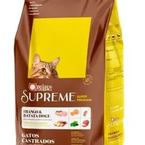 Ração Quatree Supreme Gatos Castrados Frango 10.1kg