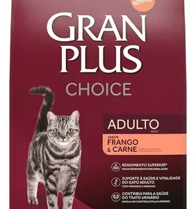 Ração Gran Plus Choice Gatos Adulto Frango E Carne 10,1kg